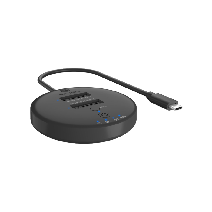 Stanica za kloniranje i docking ICY BOX IB-1612MCL-C31 (za 2x M.2 NVMe SSD, USB-C)