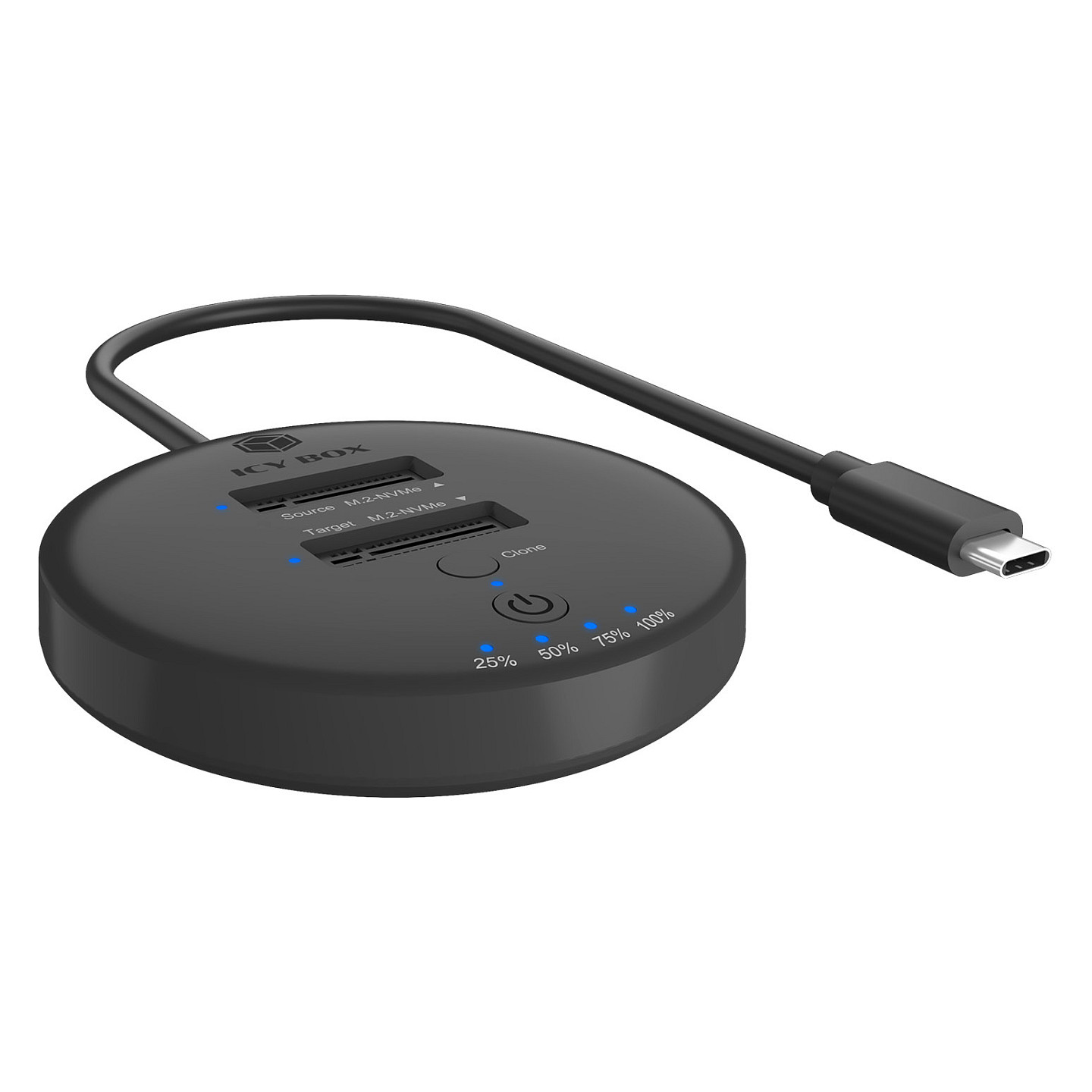 Stanica za kloniranje i docking ICY BOX IB-1612MCL-C31 (za 2x M.2 NVMe SSD, USB-C)-7