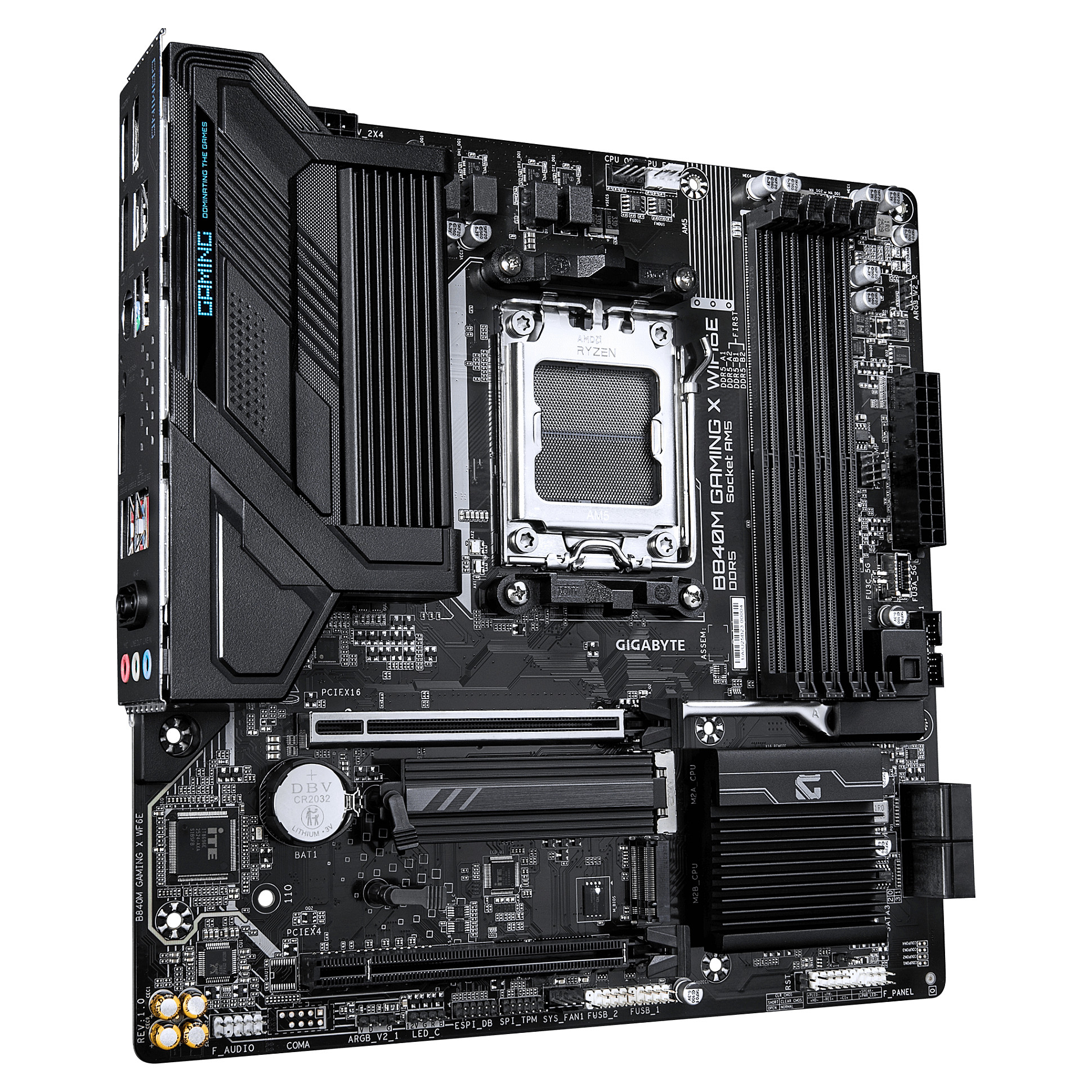 Matična ploča GIGABYTE B840 GAMING X WIFI6E (ATX, Socket AM5, AMD B840, DDR5, Wi-Fi 6E)-6