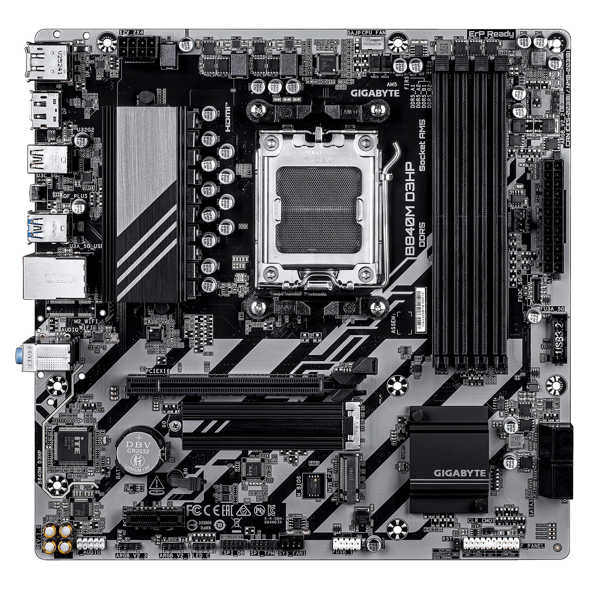 Matična ploča GIGABYTE B650M D3HP (AM5, mATX, DDR5, 2.5GbE LAN)-5