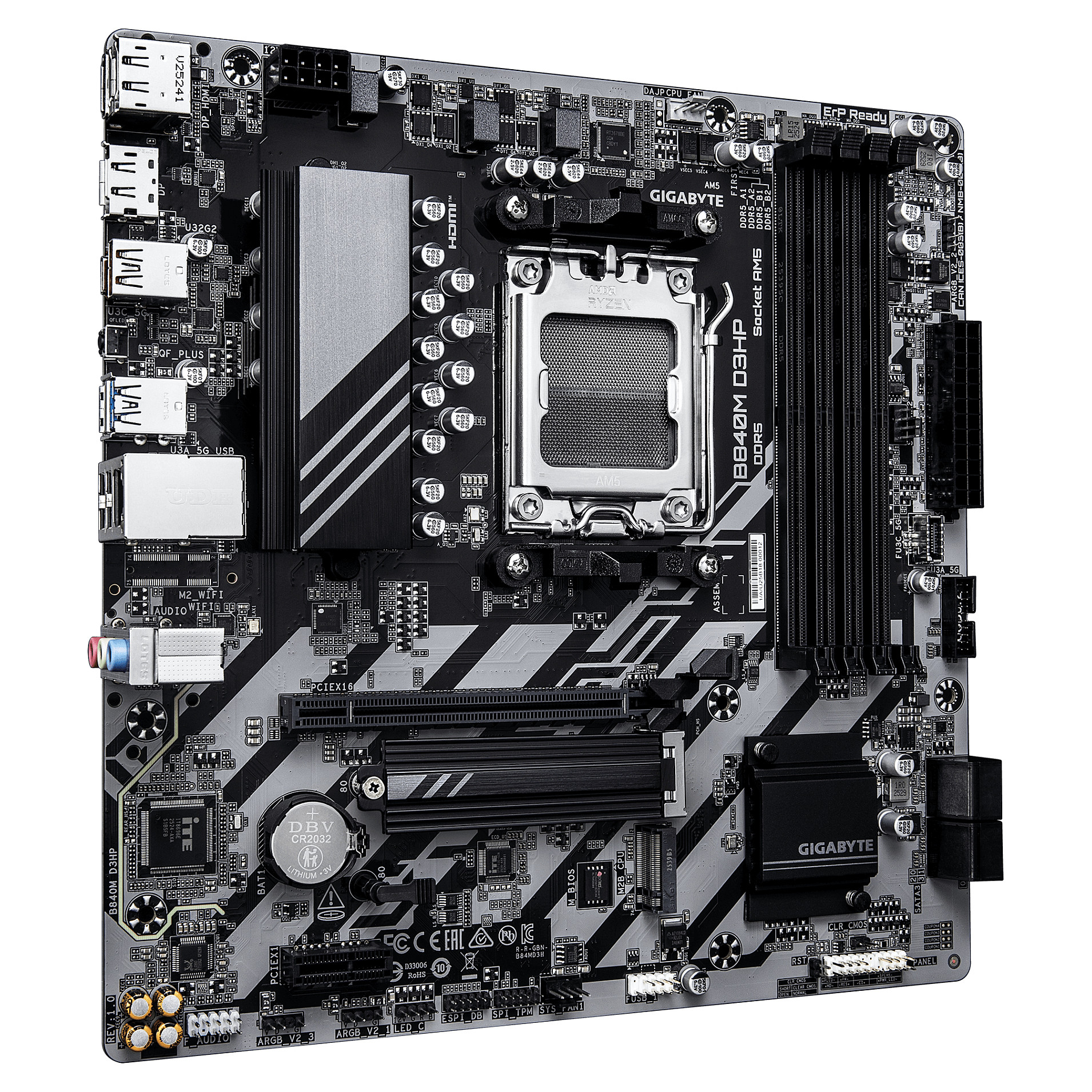 Matična ploča GIGABYTE B650M D3HP (AM5, mATX, DDR5, 2.5GbE LAN)-6