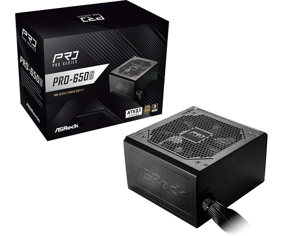 Napajanje ASROCK PRO-650G (650W, 80 PLUS Gold)-0
