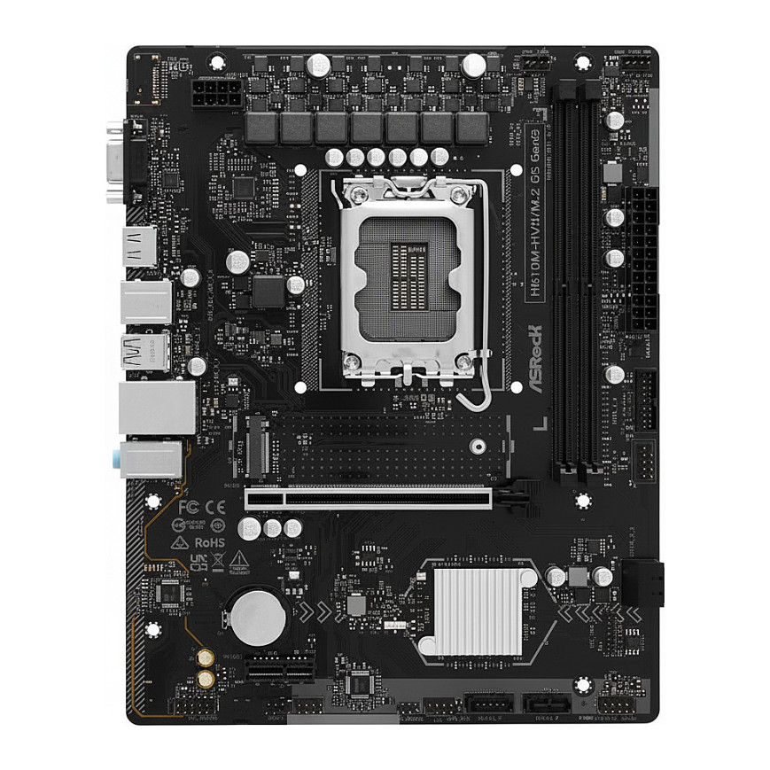Matična ploča ASROCK H610M-HVS/M.2 R2.0 (LGA1700, H610, DDR5, mATX)