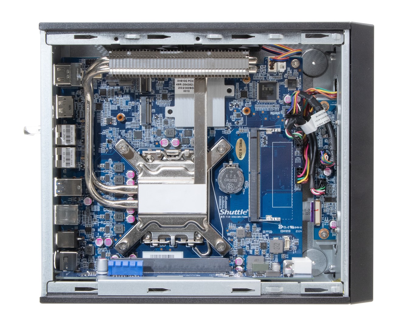 Barebone računalo SHUTTLE XPC slim XH610G2 (S1700, Intel H610, 2x PCIe, 2.5G LAN, 24/7)-2