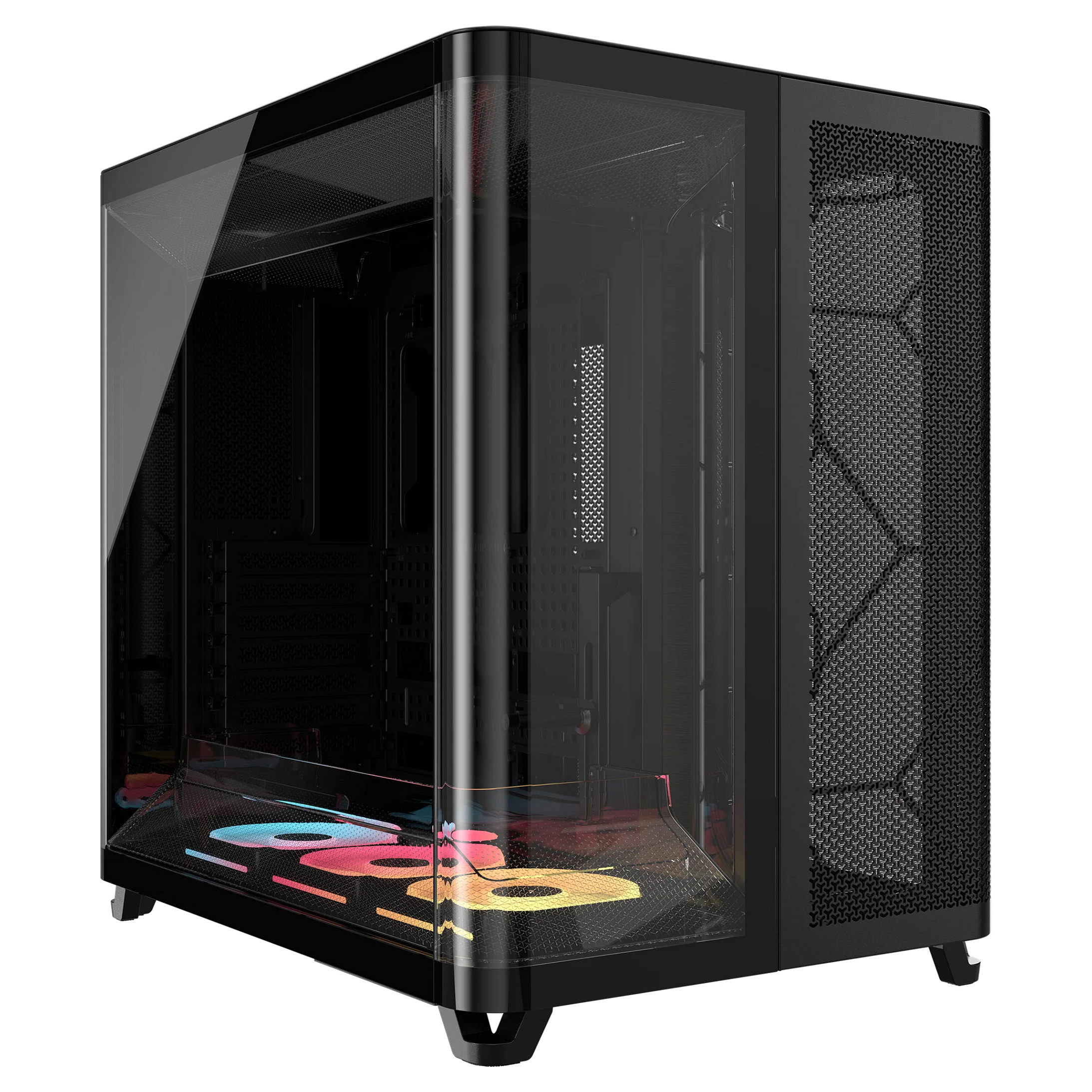 Kućište CORSAIR AIR 5400 LX-R (RGB, iCUE LINK, Midi Tower, Black)-0