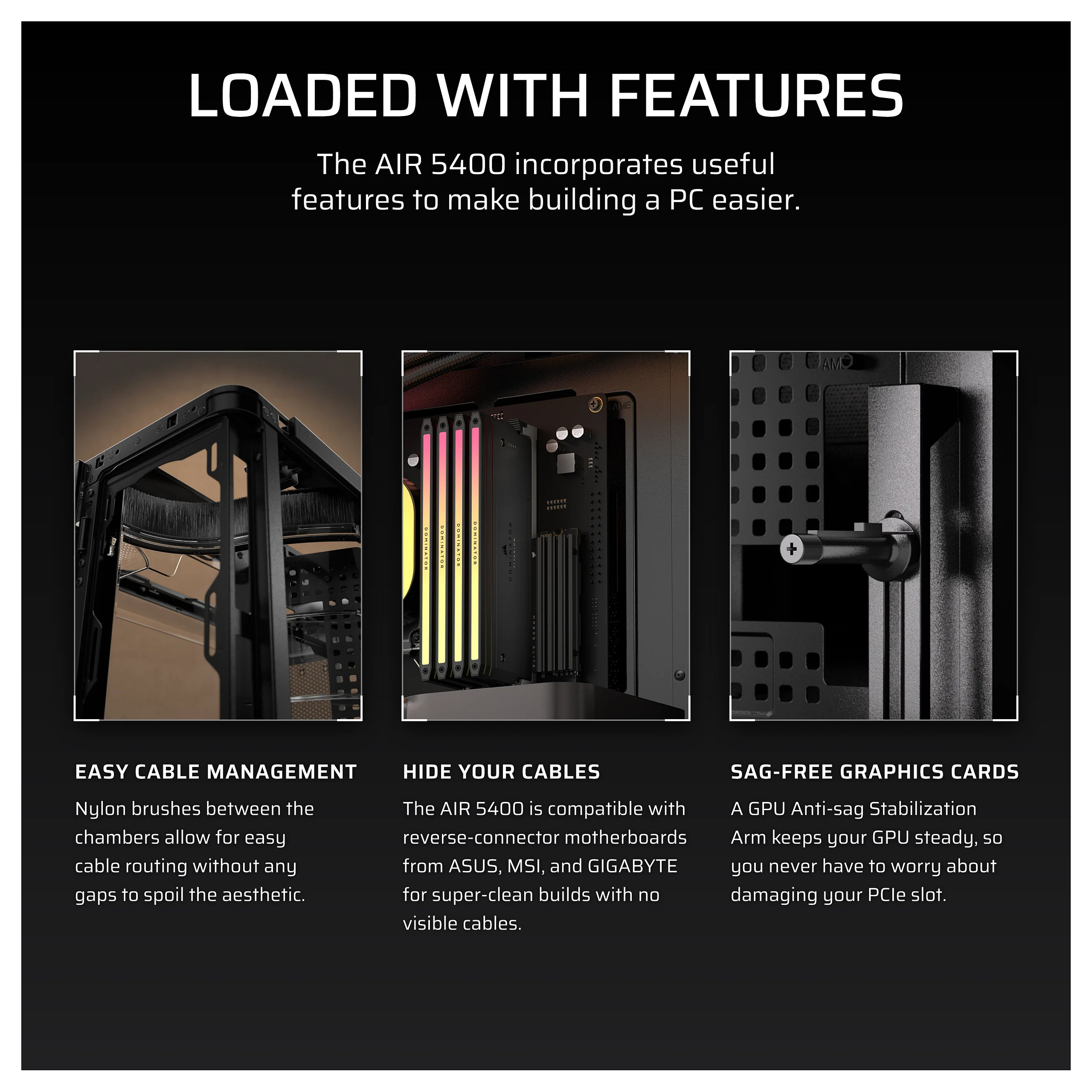 Kućište CORSAIR AIR 5400 LX-R (RGB, iCUE LINK, Midi Tower, Black)-11