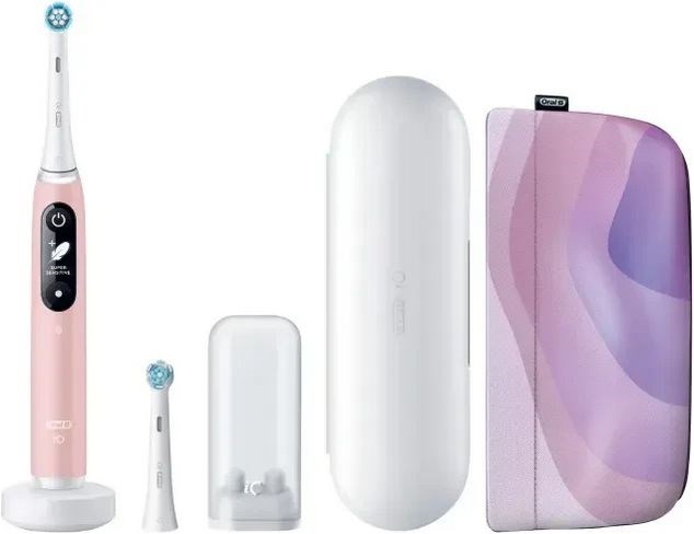 Električna četkica za zube ORAL-B iO Series 6 (Pink Sand, Luxe Edition, 5 načina rada)