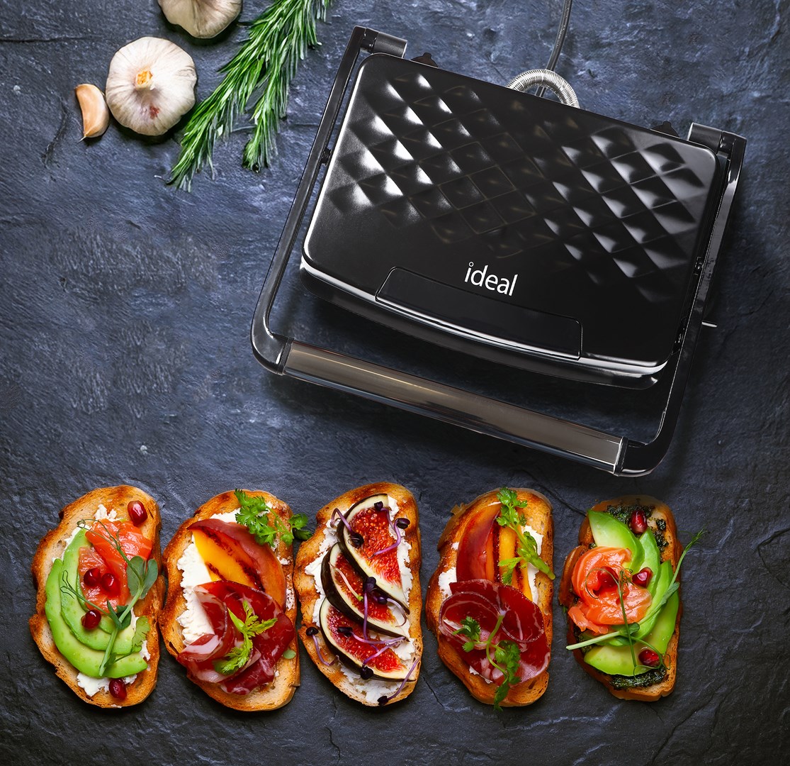Kontaktni grill IDEAL TS-9681-1 (750W, Inox)-1