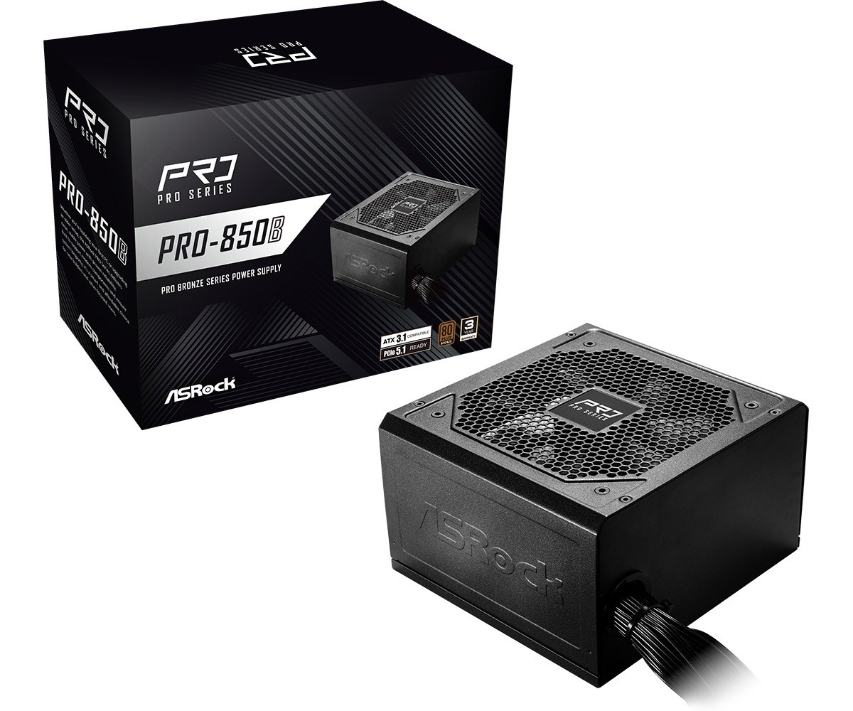Napajanje ASROCK PRO-850B (850W, 80 Plus Bronze)