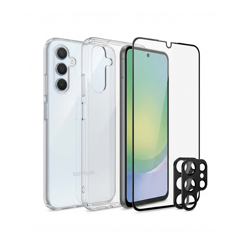 Set 3u1 PANZERGLASS SAFE. za Samsung Galaxy A55 5G (Staklo + Maskica + Zaštita kamere)