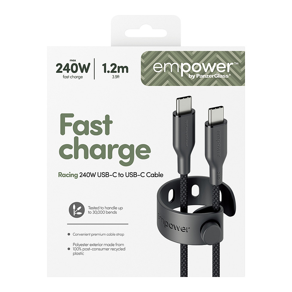 Kabel PANZERGLASS RACING (240W, USB-C na USB-C)-2