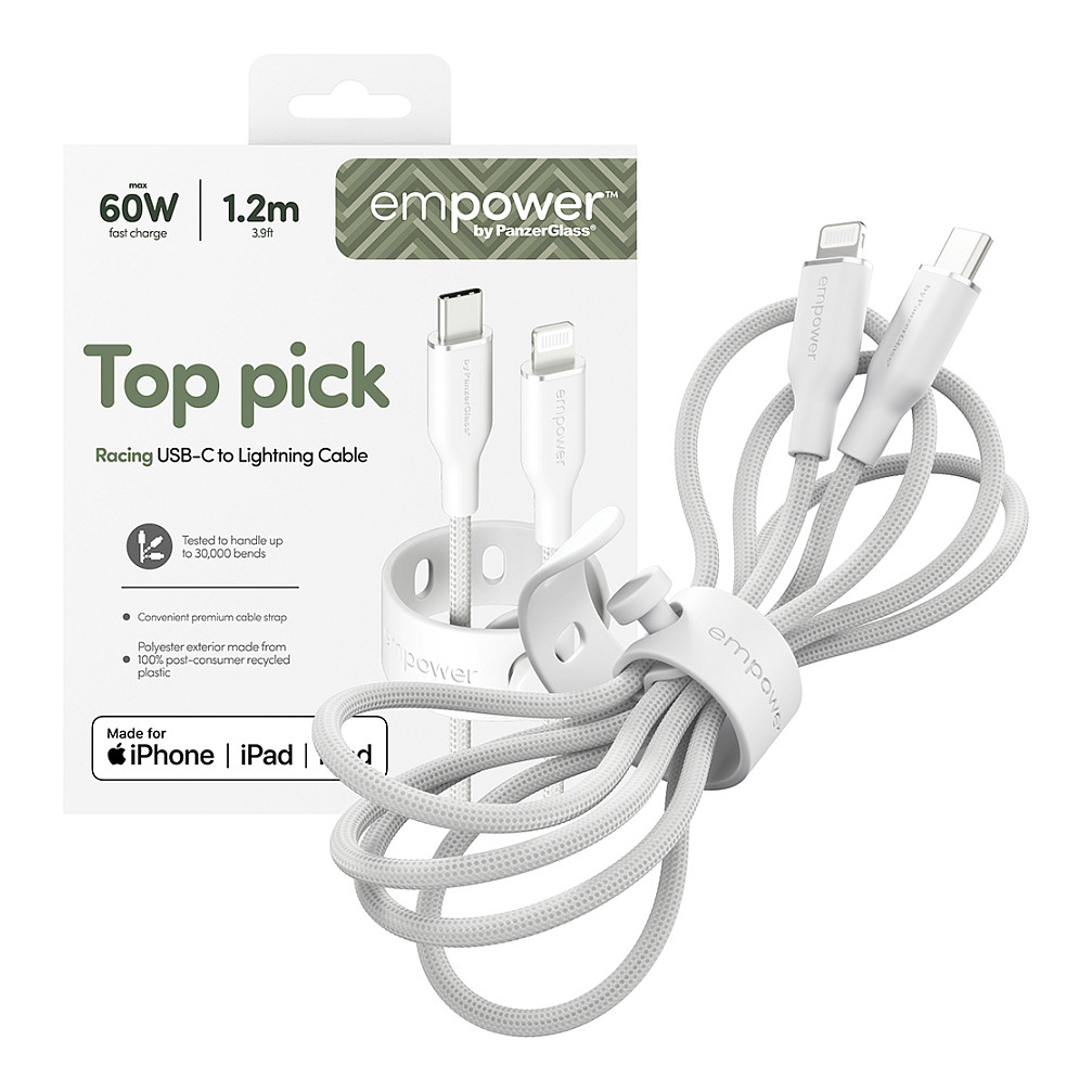 Kabel PANZERGLASS RACING (60W, USB-C na Lightning)-4