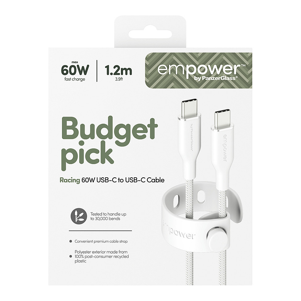 Kabel PANZERGLASS RACING (60W, USB-C na USB-C)-2