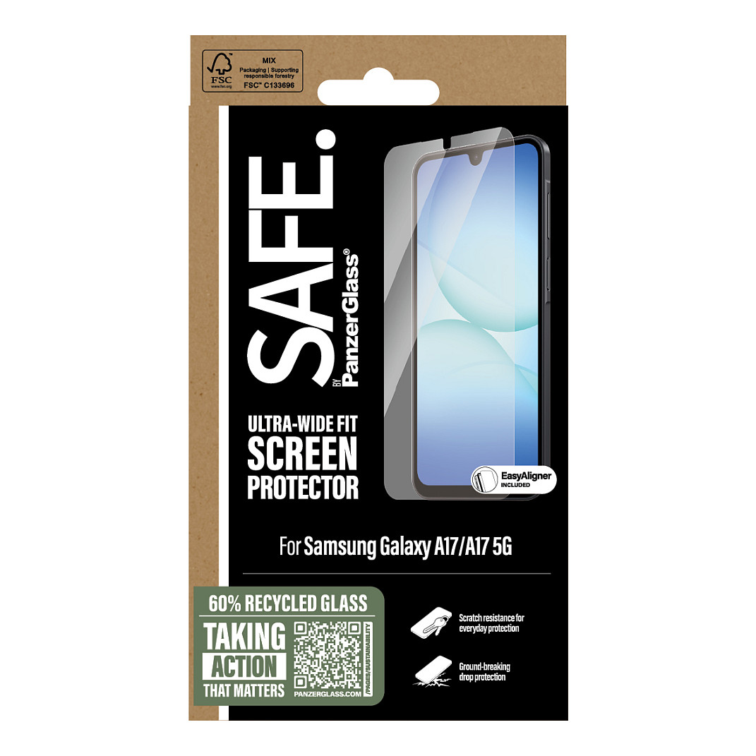 Zaštitno staklo PANZERGLASS za Samsung Galaxy A17 / A17 5G (SAFE, Ultra-Wide Fit)-2