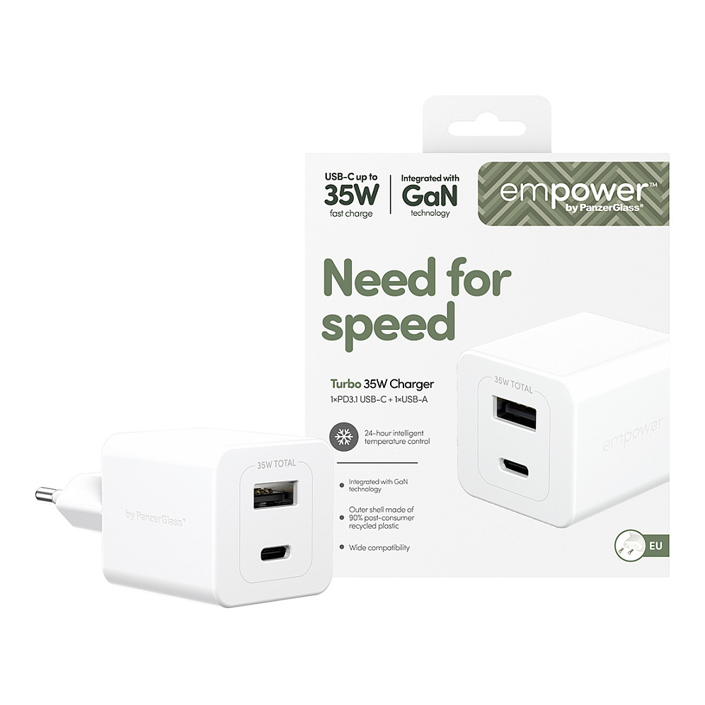 Kućni punjač PANZERGLASS Turbo (35W, USB-C)-2