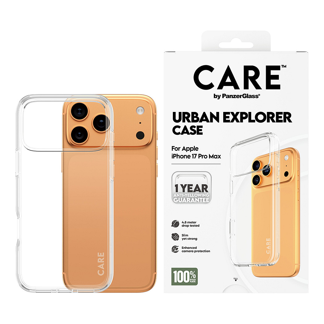 Zaštitna maska PANZERGLASS Urban Explorer za iPhone 17 Pro Max (prozirna, MagSafe)-1