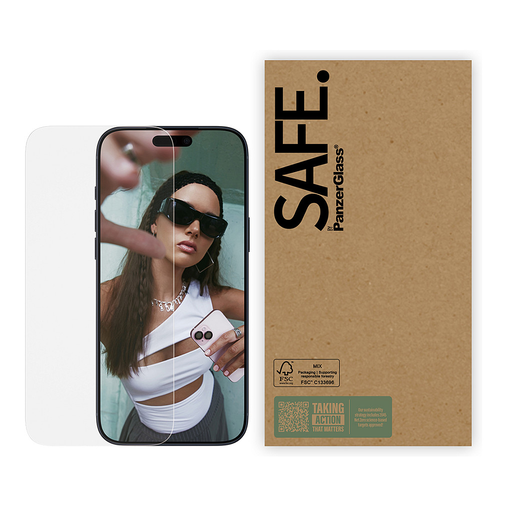 Zaštitno staklo PANZERGLASS za iPhone 17 Pro Max / 16 Pro Max (SAFE, Ultra-Wide Fit)-1