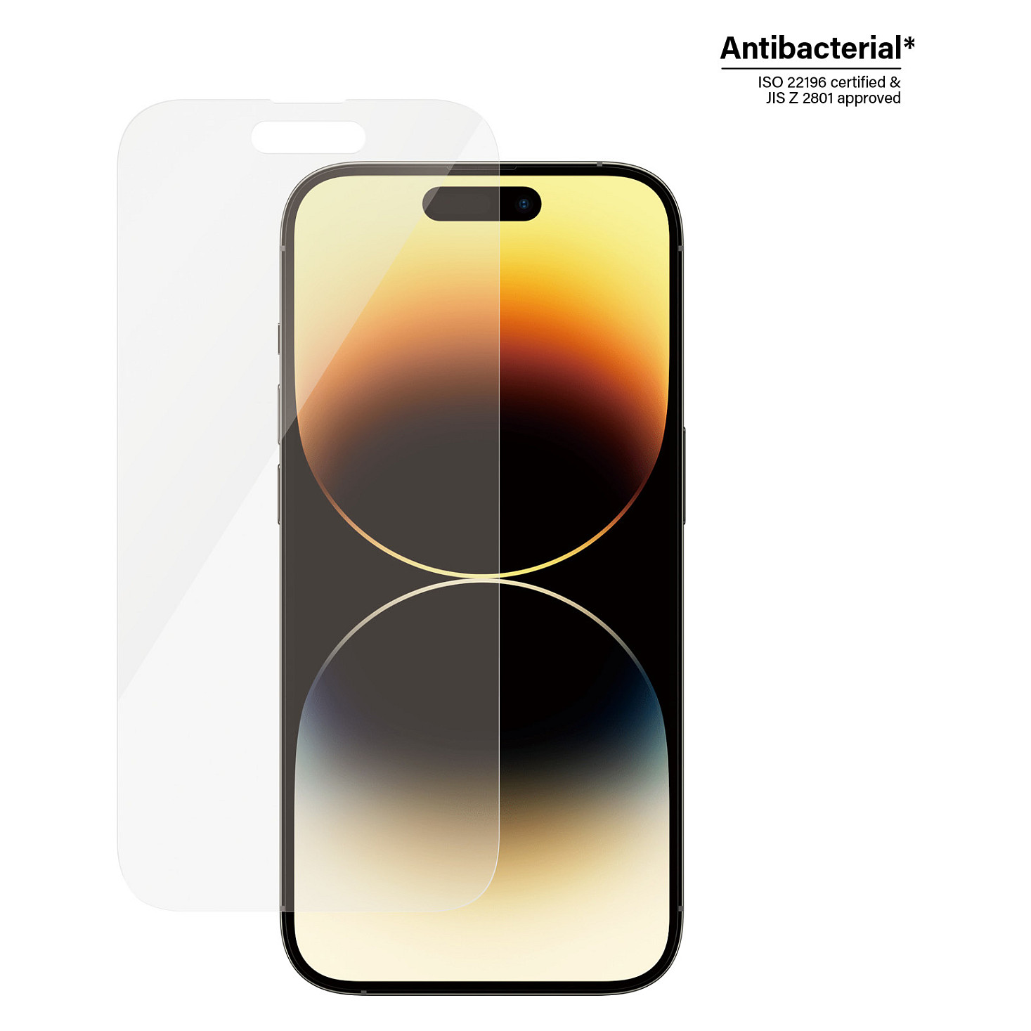 Zaštitno staklo PANZERGLASS za iPhone 14 Pro (Anti-Bacterial)-0