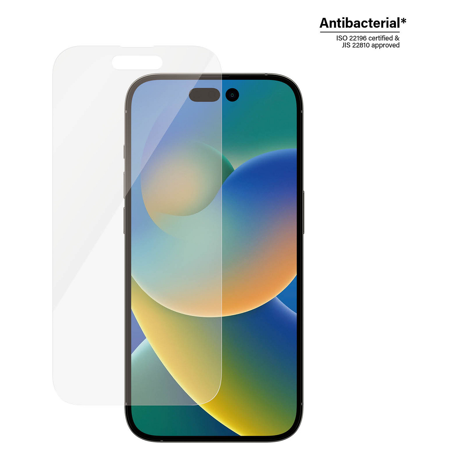 Zaštitno staklo PANZERGLASS za iPhone 14 Pro (Anti-Bacterial)-1