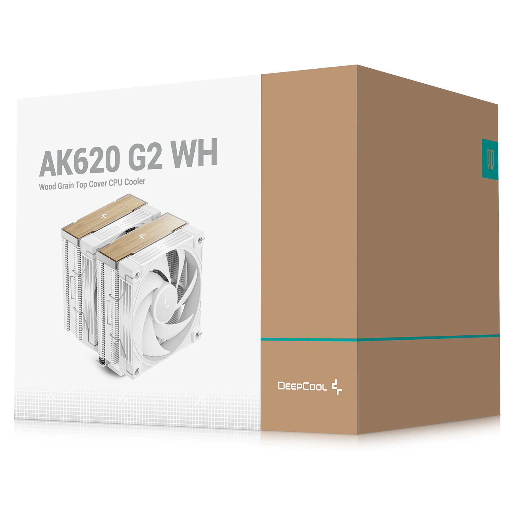 Hladnjak za procesor DEEPCOOL AK620 WH (2x120mm ventilator, 6 toplovodnih cijevi, bijeli)-8