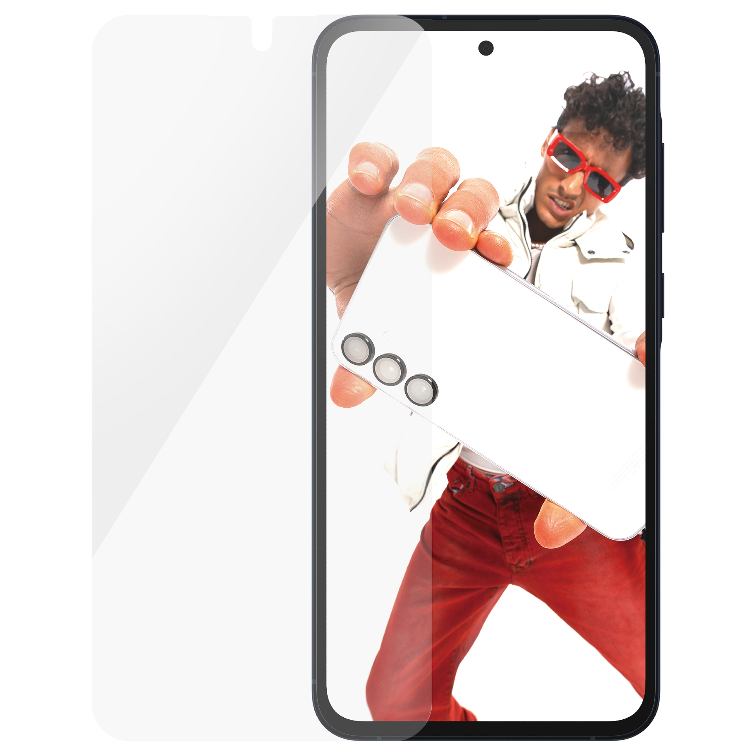 Zaštitno staklo PANZERGLASS za Samsung Galaxy A55 5G (Ultra-Wide Fit)