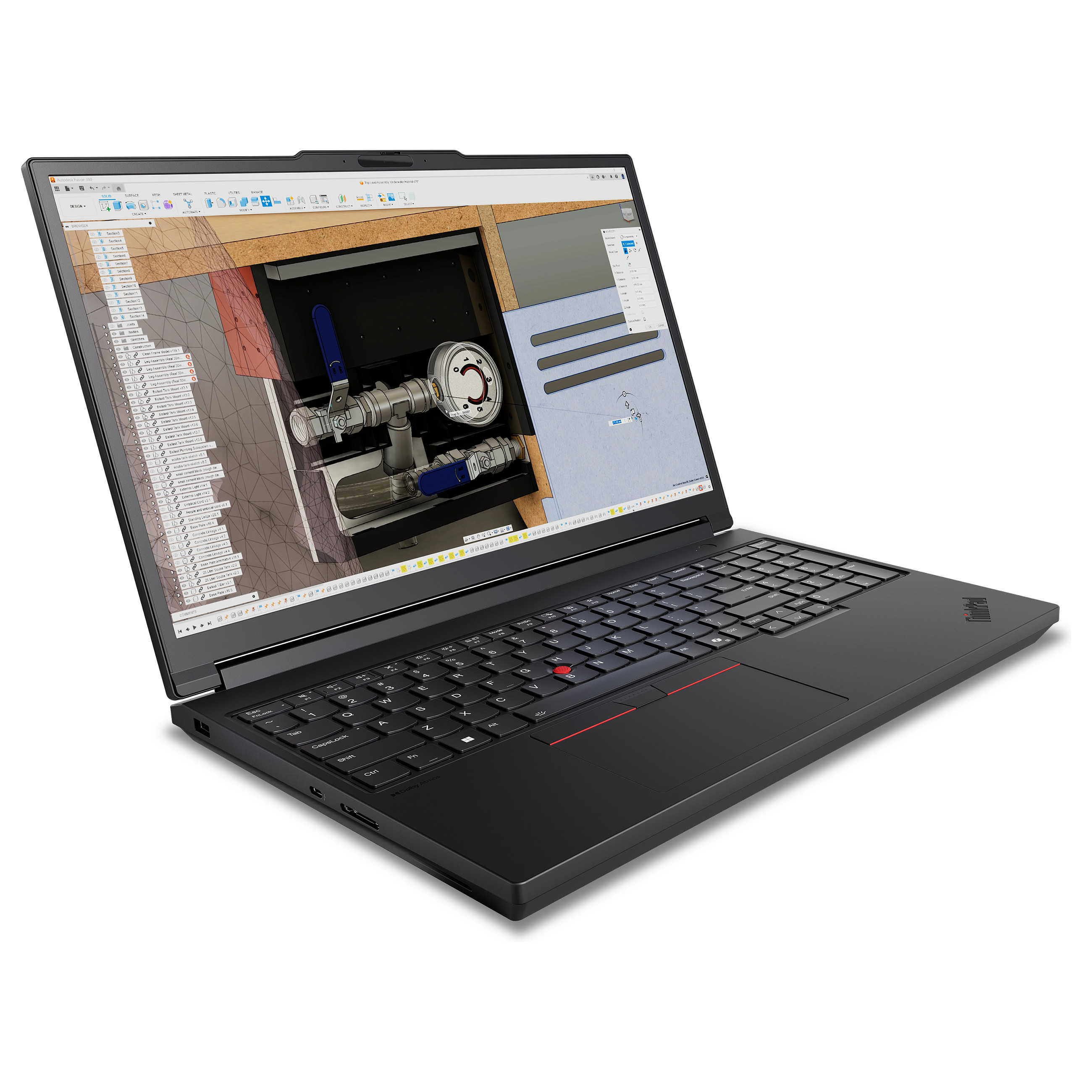 Laptop LENOVO ThinkPad P16 G3 (16", Intel Core Ultra 9 275HX, 64GB, 1TB SSD, RTX Pro 3000 Blackwell, Windows 11 Pro) – internacionalna non HR tipkovnica-5