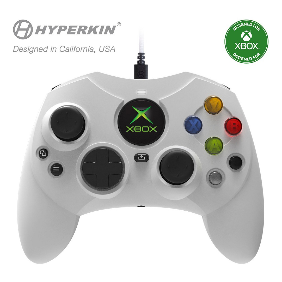 Kontroler HYPERKIN DuchesS (žičani, bijeli, za Xbox)-1