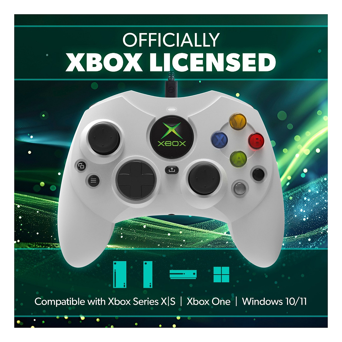 Kontroler HYPERKIN DuchesS (žičani, bijeli, za Xbox)-2