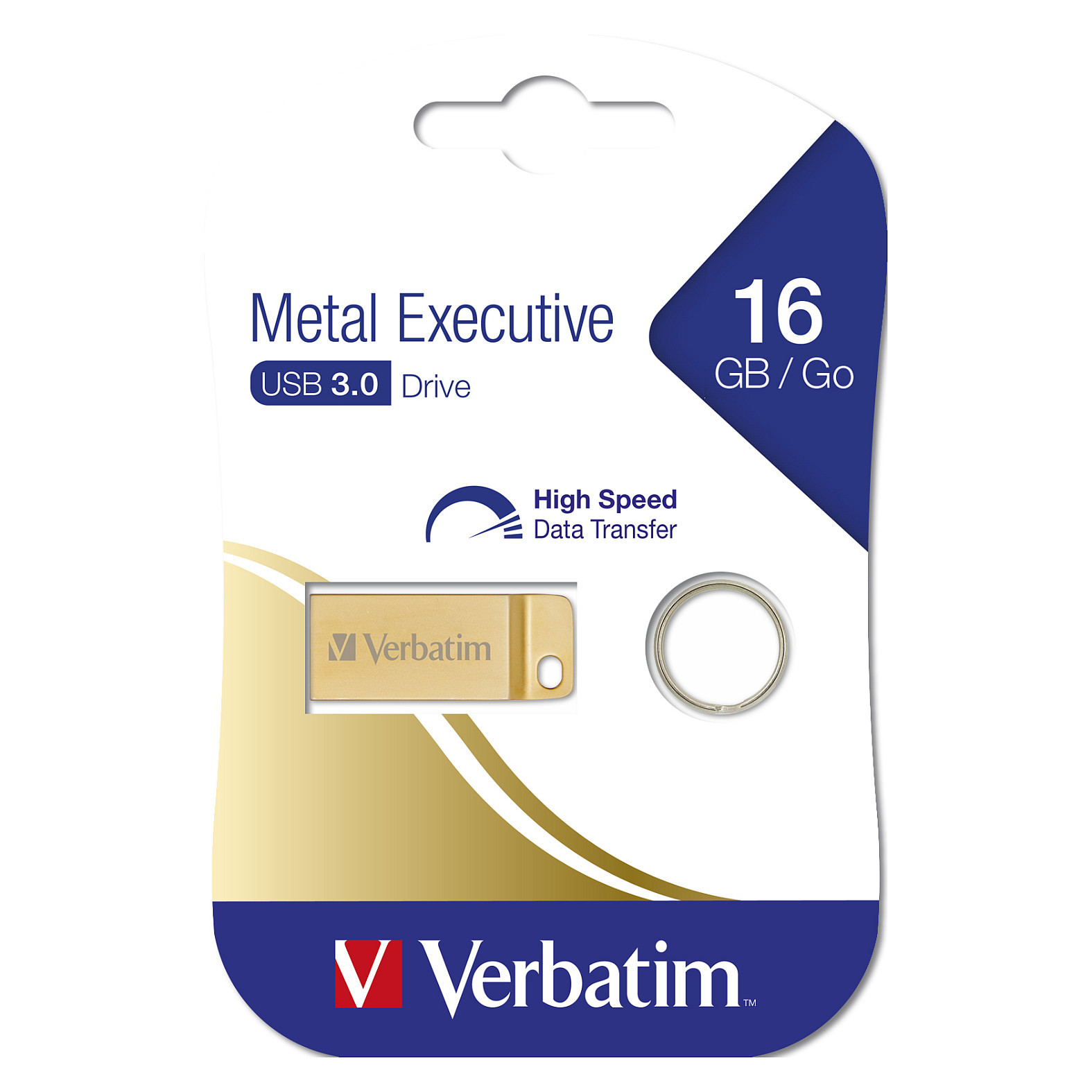 USB stick VERBATIM Metal Executive (16GB, USB 3.2, Gold)-4