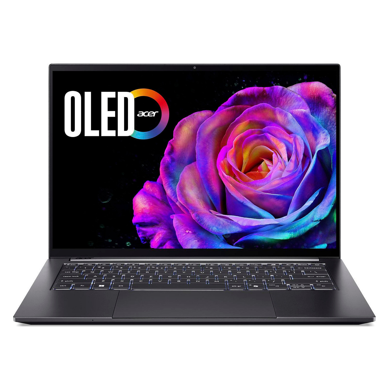 Laptop ACER Swift X 14 OLED SFX14-73G-79BJ (14,5", 2.8K OLED, Intel Core Ultra 7 255H, 32GB, 1TB SSD, GeForce RTX 5060 8GB, Windows 11 Home) sivi – internacionalna non HR tipkovnica-4