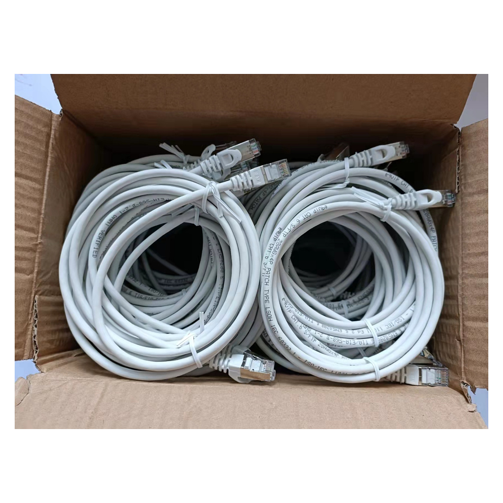 Set mrežnih kabela EQUIP Cat.6 S/FTP (34x 2m, LSZH, bijeli)-2