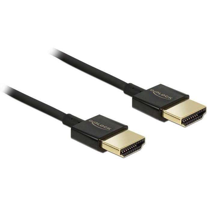 Kabel DELOCK Aktivni High Speed HDMI (3m, 4K, 3D, Ethernet, Slim, Premium)