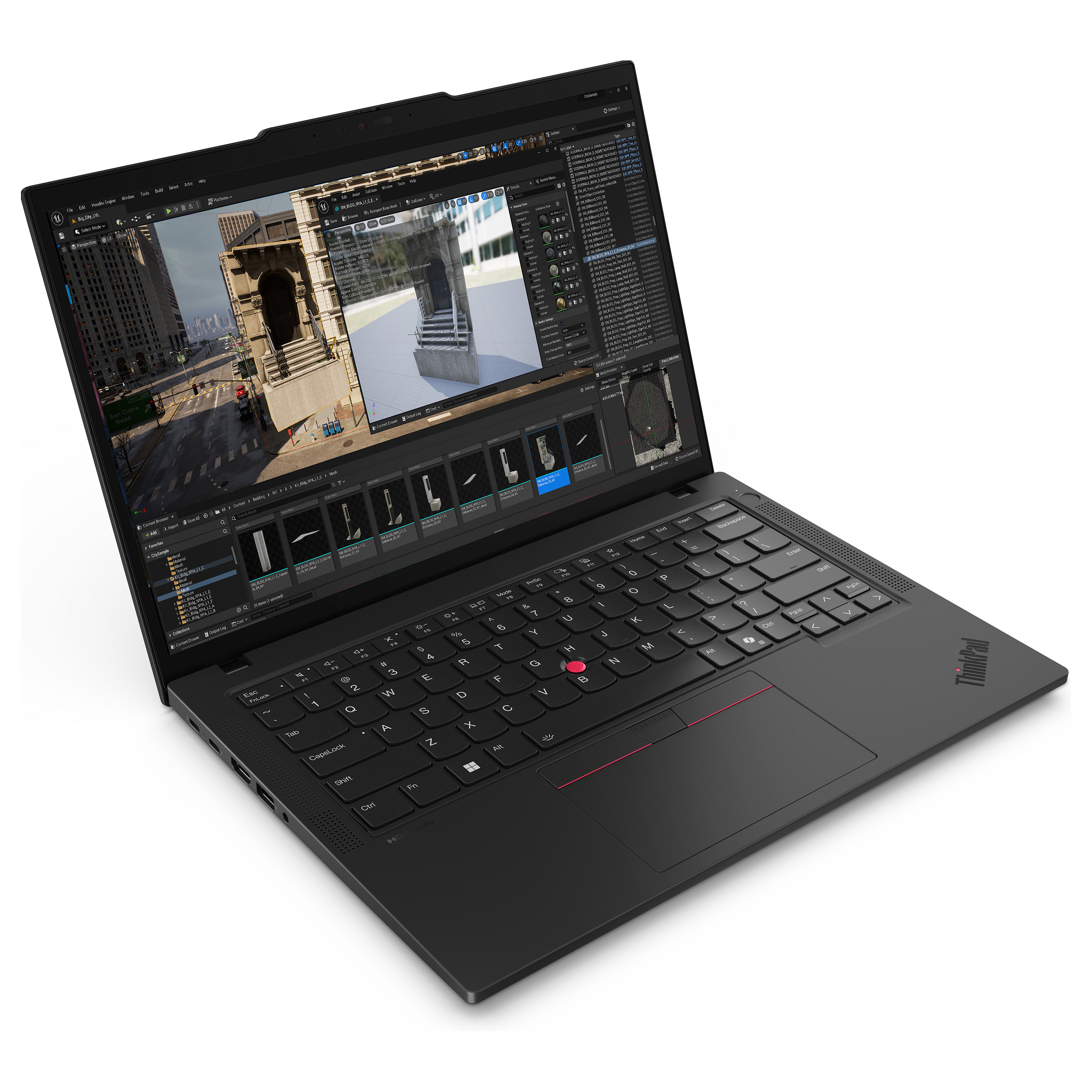 Laptop LENOVO ThinkPad P14s AMD G5 (14", WUXGA, AMD Ryzen 5 8640HS, 16GB, 512GB SSD, Windows 11 Pro) – internacionalna non HR tipkovnica-14