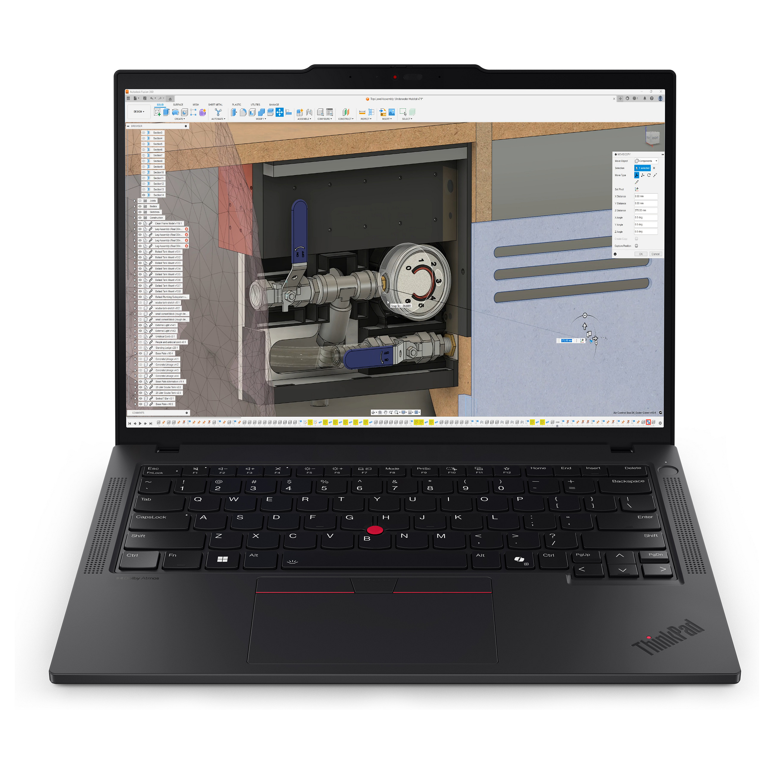 Laptop LENOVO ThinkPad P14s G6 (14", 3K, AMD Ryzen AI 7 PRO 350, 64GB, 1TB SSD, Windows 11 Pro) – internacionalna non HR tipkovnica
