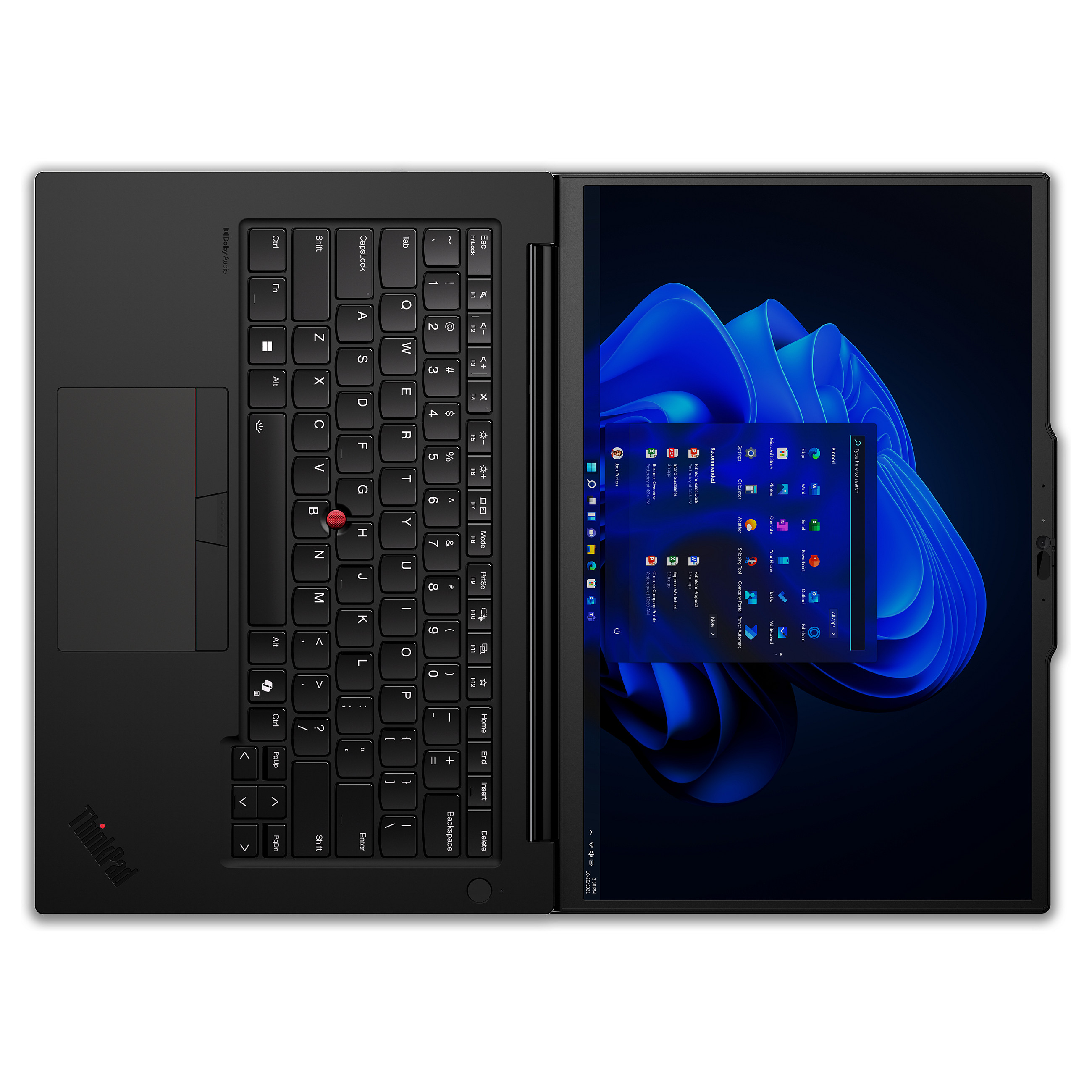 Laptop LENOVO ThinkPad P14s G5 (14", Intel Core Ultra 7 155H, 32GB, 1TB SSD, RTX 500 Ada, Windows 11 Pro) – internacionalna non HR tipkovnica-2