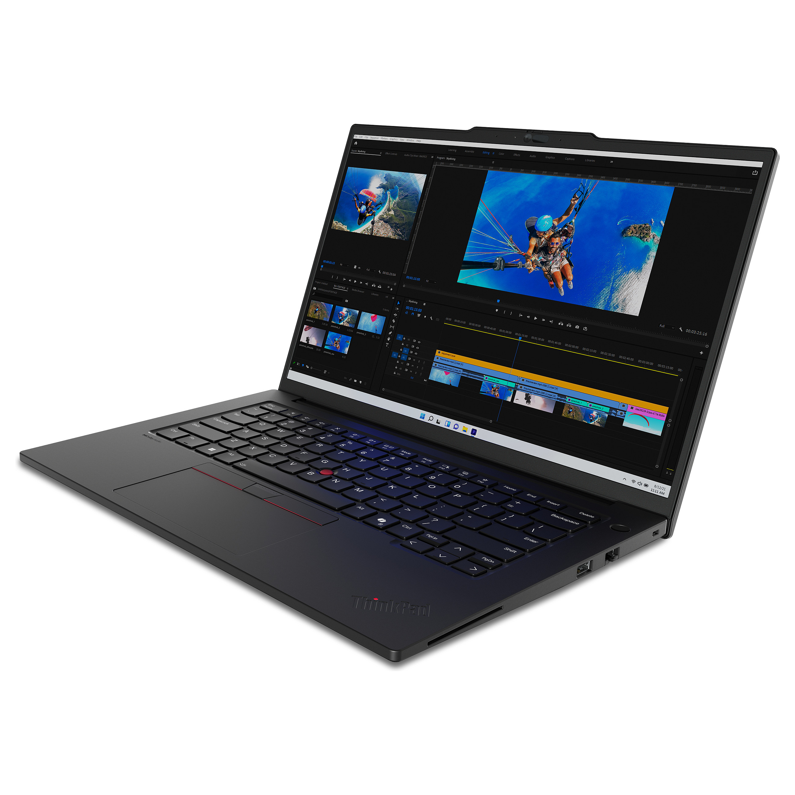 Laptop LENOVO ThinkPad P14s G5 (14", Intel Core Ultra 7 155H, 32GB, 1TB SSD, RTX 500 Ada, Windows 11 Pro) – internacionalna non HR tipkovnica-4