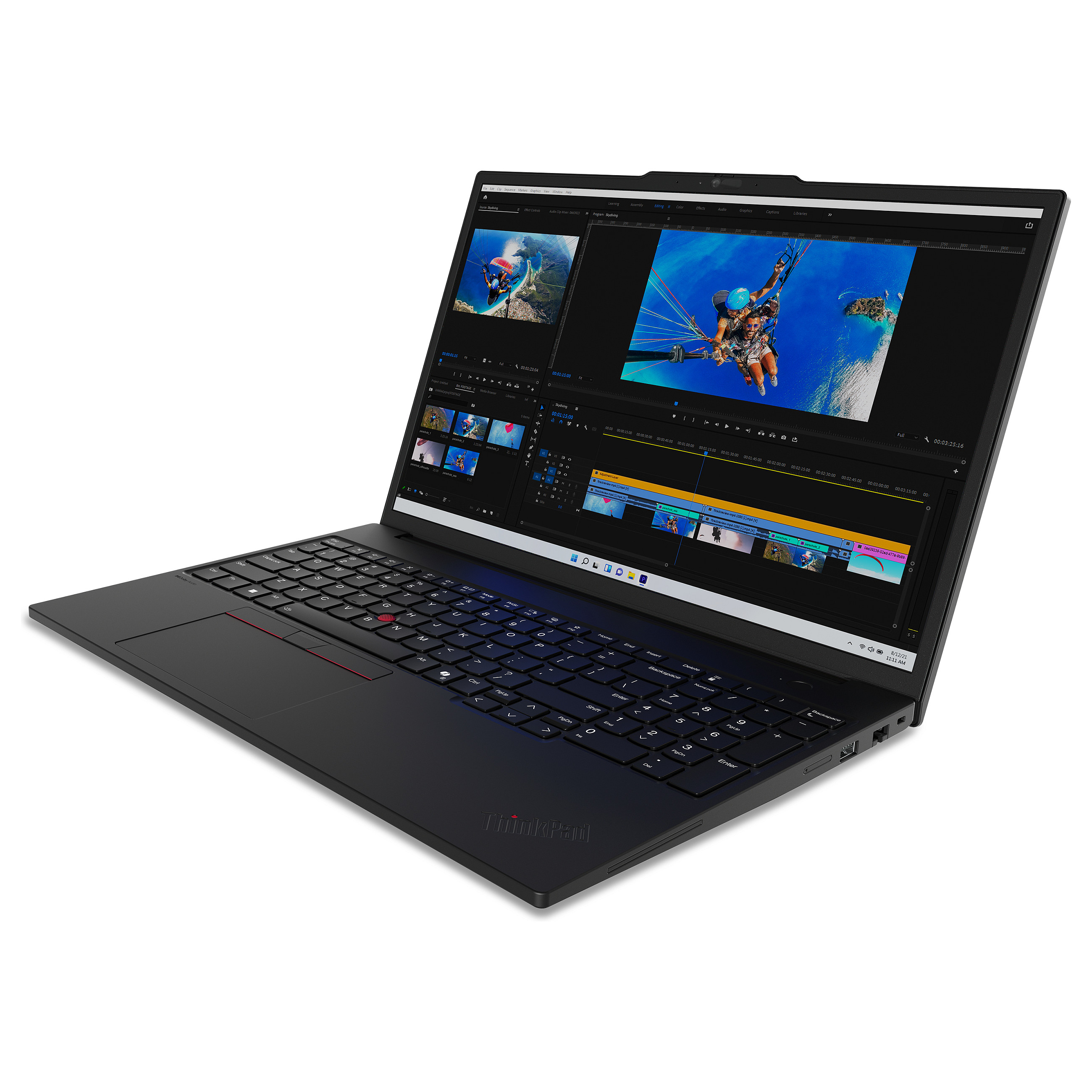 Laptop LENOVO ThinkPad P16s G3 (16", Intel Core Ultra 7 155H, 32GB, 1TB SSD, RTX 500 Ada, Windows 11 Pro) – internacionalna non HR tipkovnica-4