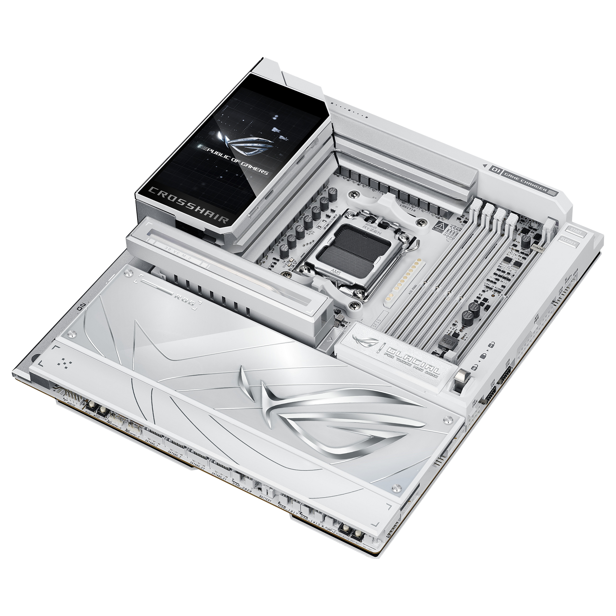 Matična ploča ASUS ROG CROSSHAIR X870E GLACIAL (AMD X870E, Socket AM5, Extended ATX)-2