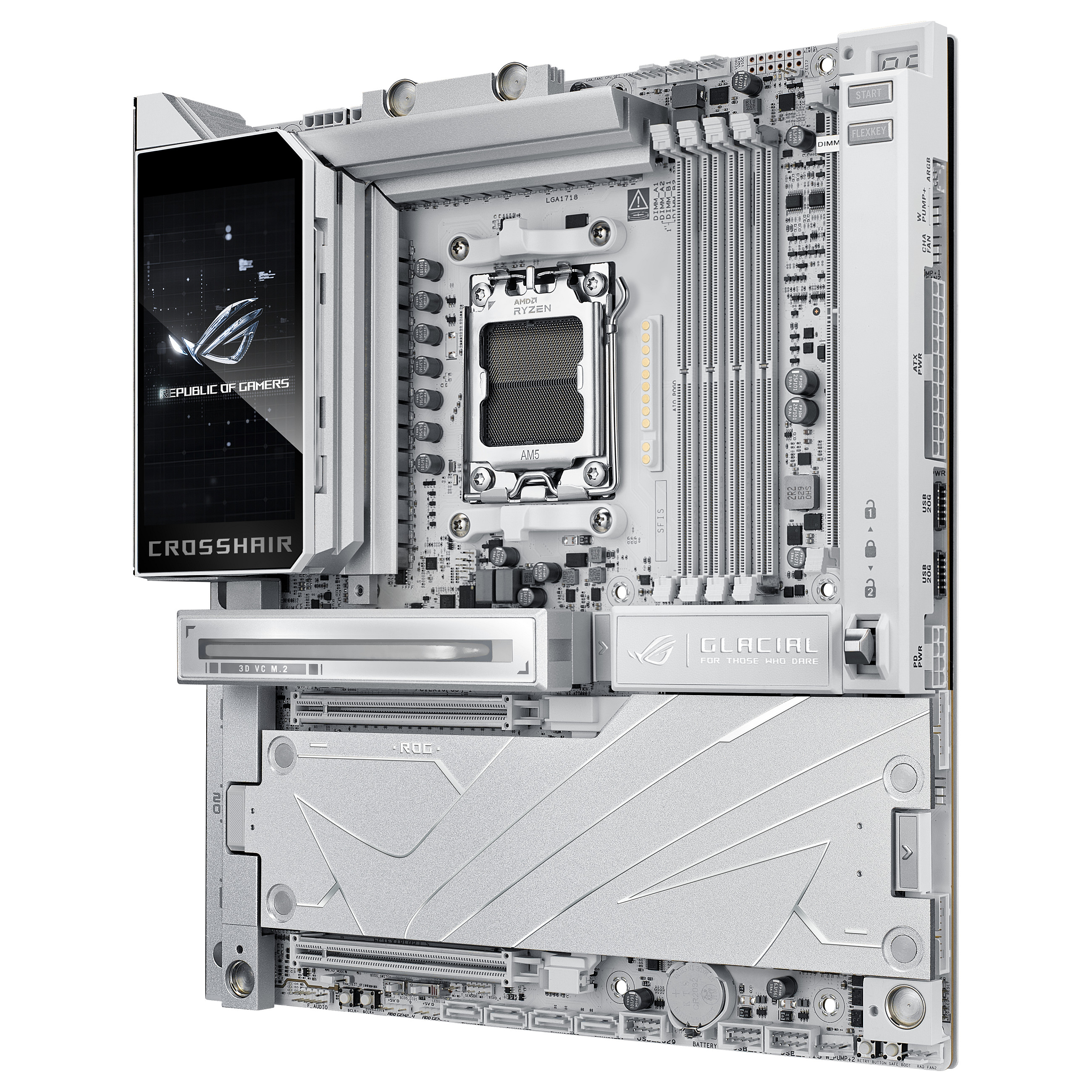 Matična ploča ASUS ROG CROSSHAIR X870E GLACIAL (AMD X870E, Socket AM5, Extended ATX)-13