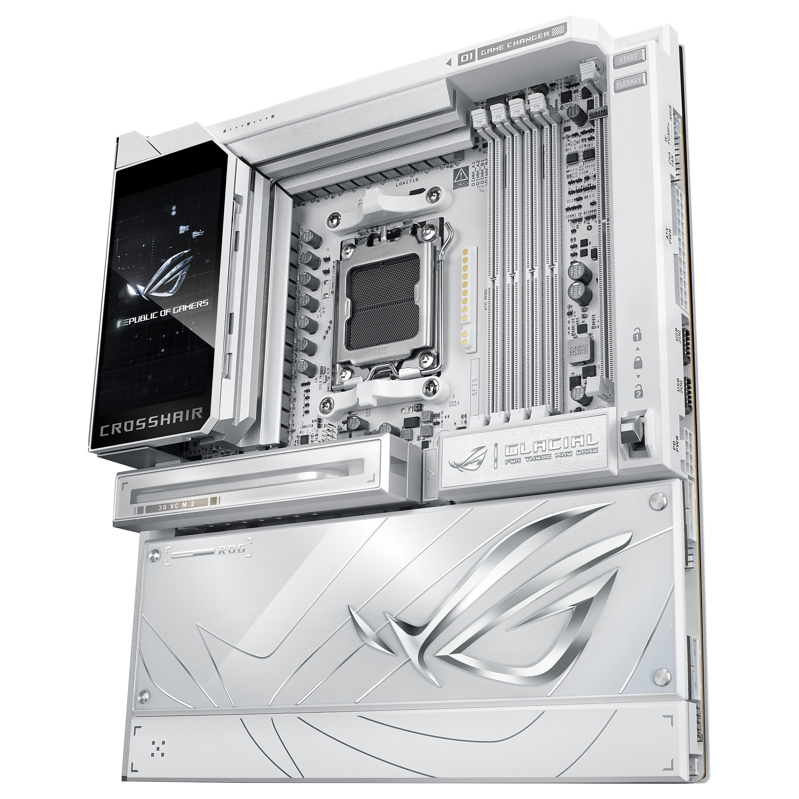 Matična ploča ASUS ROG CROSSHAIR X870E GLACIAL (AMD X870E, Socket AM5, Extended ATX)-14