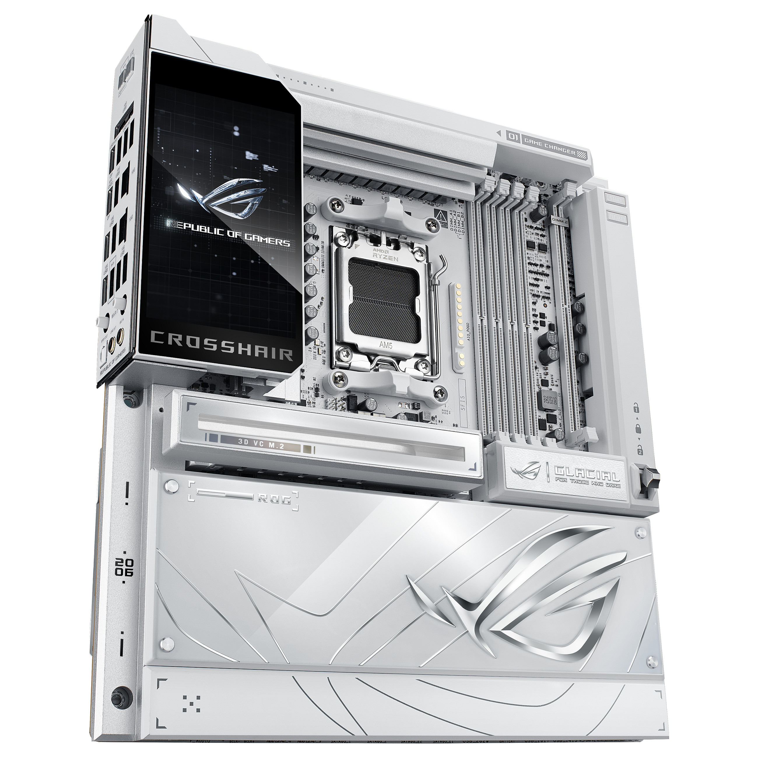 Matična ploča ASUS ROG CROSSHAIR X870E GLACIAL (AMD X870E, Socket AM5, Extended ATX)-15