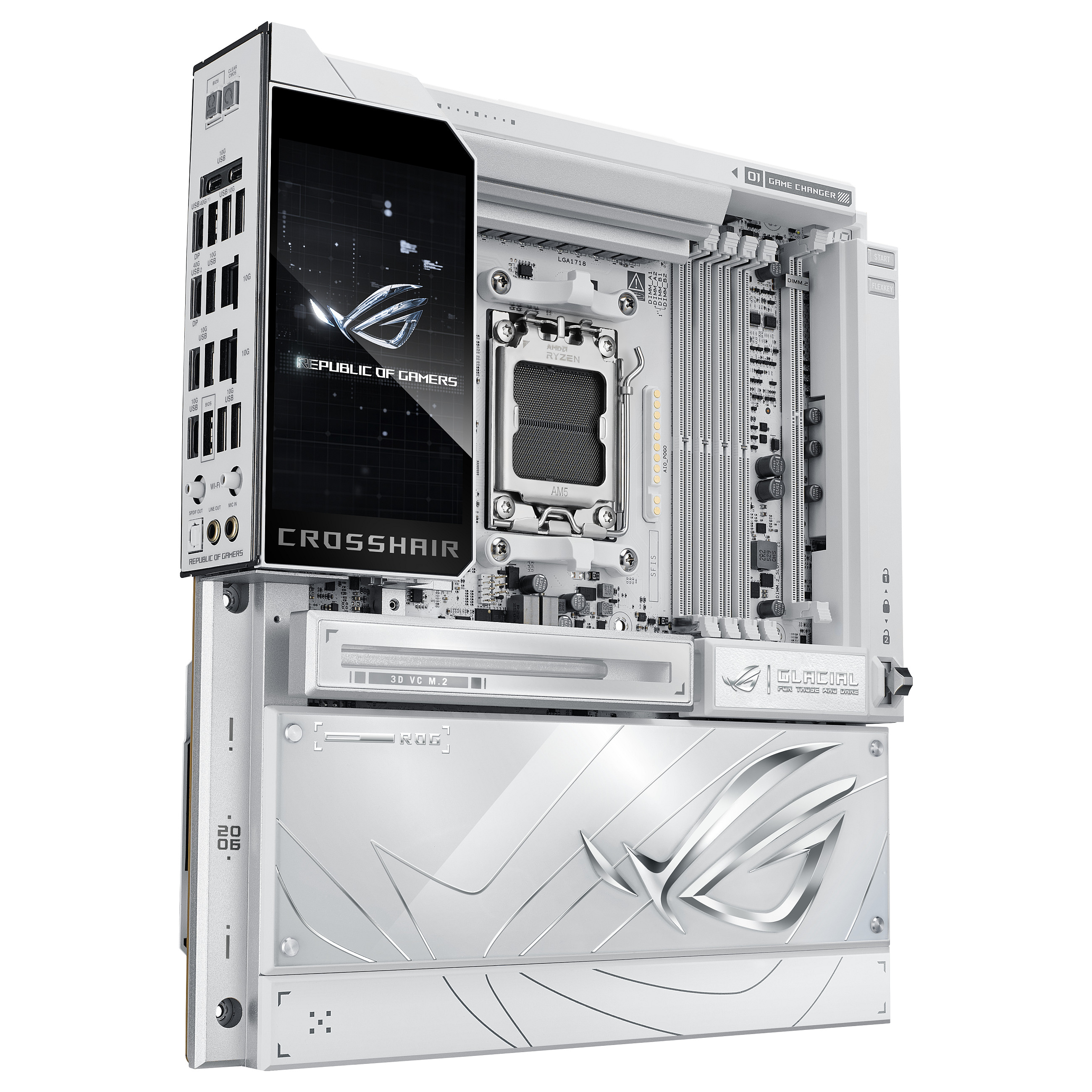 Matična ploča ASUS ROG CROSSHAIR X870E GLACIAL (AMD X870E, Socket AM5, Extended ATX)-16