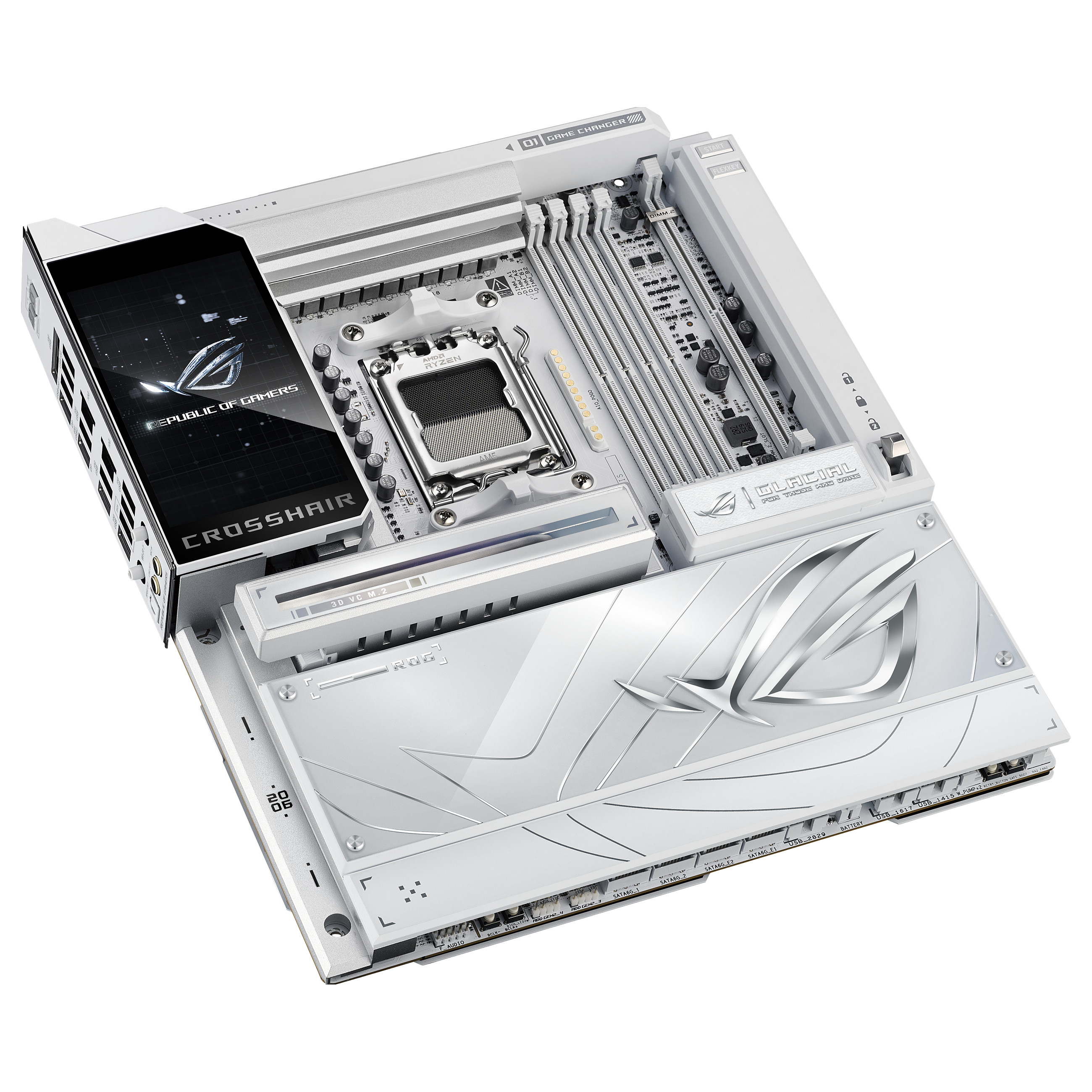 Matična ploča ASUS ROG CROSSHAIR X870E GLACIAL (AMD X870E, Socket AM5, Extended ATX)-18