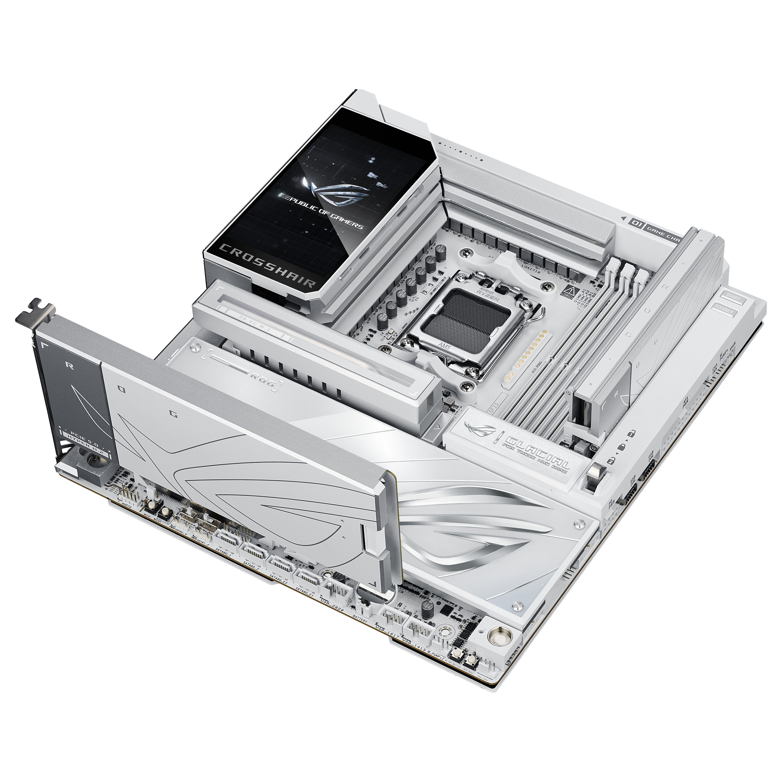 Matična ploča ASUS ROG CROSSHAIR X870E GLACIAL (AMD X870E, Socket AM5, Extended ATX)-19