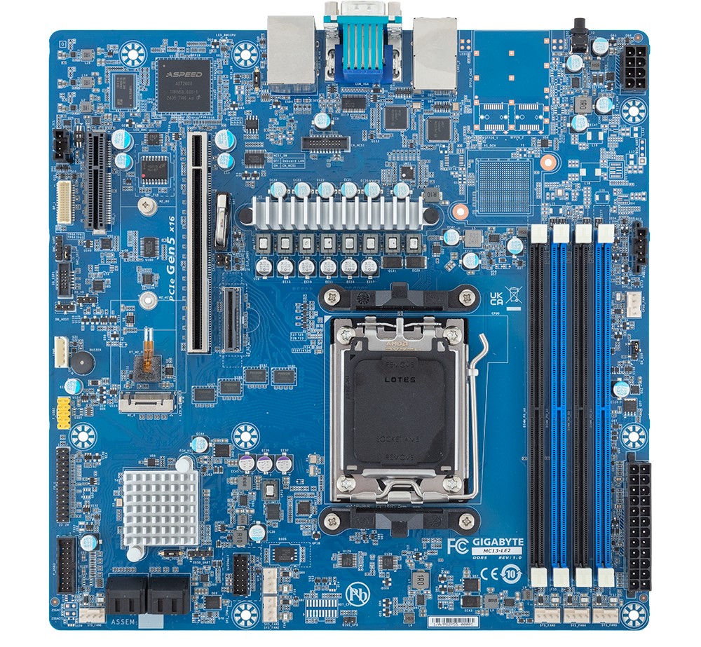Matična ploča GIGABYTE MC13-LE2 (AM5, W680, Micro-ATX)-0