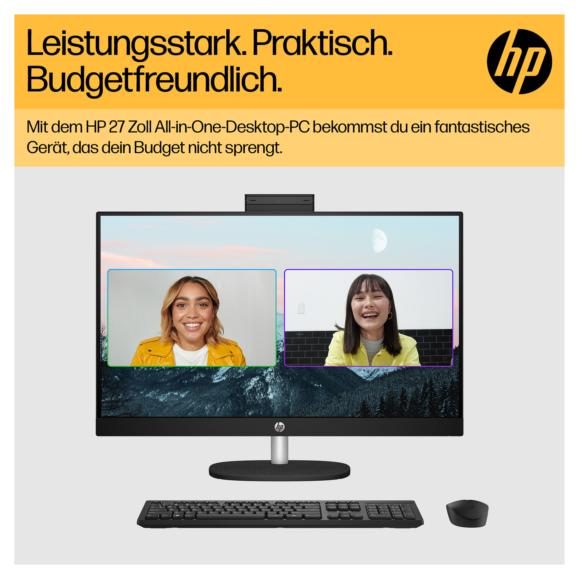 All-in-One računalo HP 27-cr0471ng (27" FHD, Ryzen 7 7730U, 16GB RAM, 1TB SSD, Windows 11 Home, White)-3