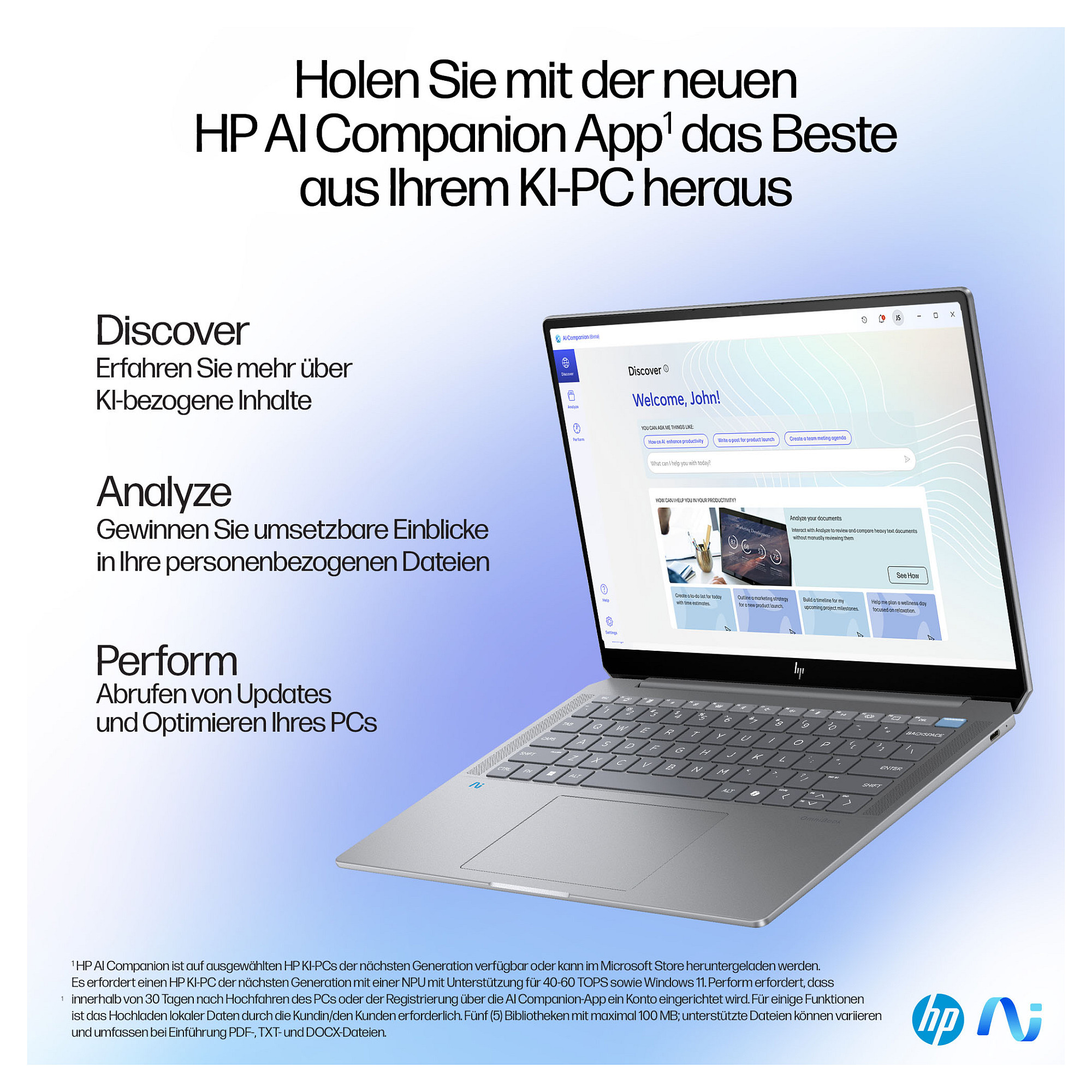 Laptop HP OmniBook X 14-fd0190ng (14" 2.2K Touch, Snapdragon X Elite, 16GB, 512GB SSD, Adreno GPU, Windows 11 Home, Non-HR tipkovnica, Meteor Silver)-10