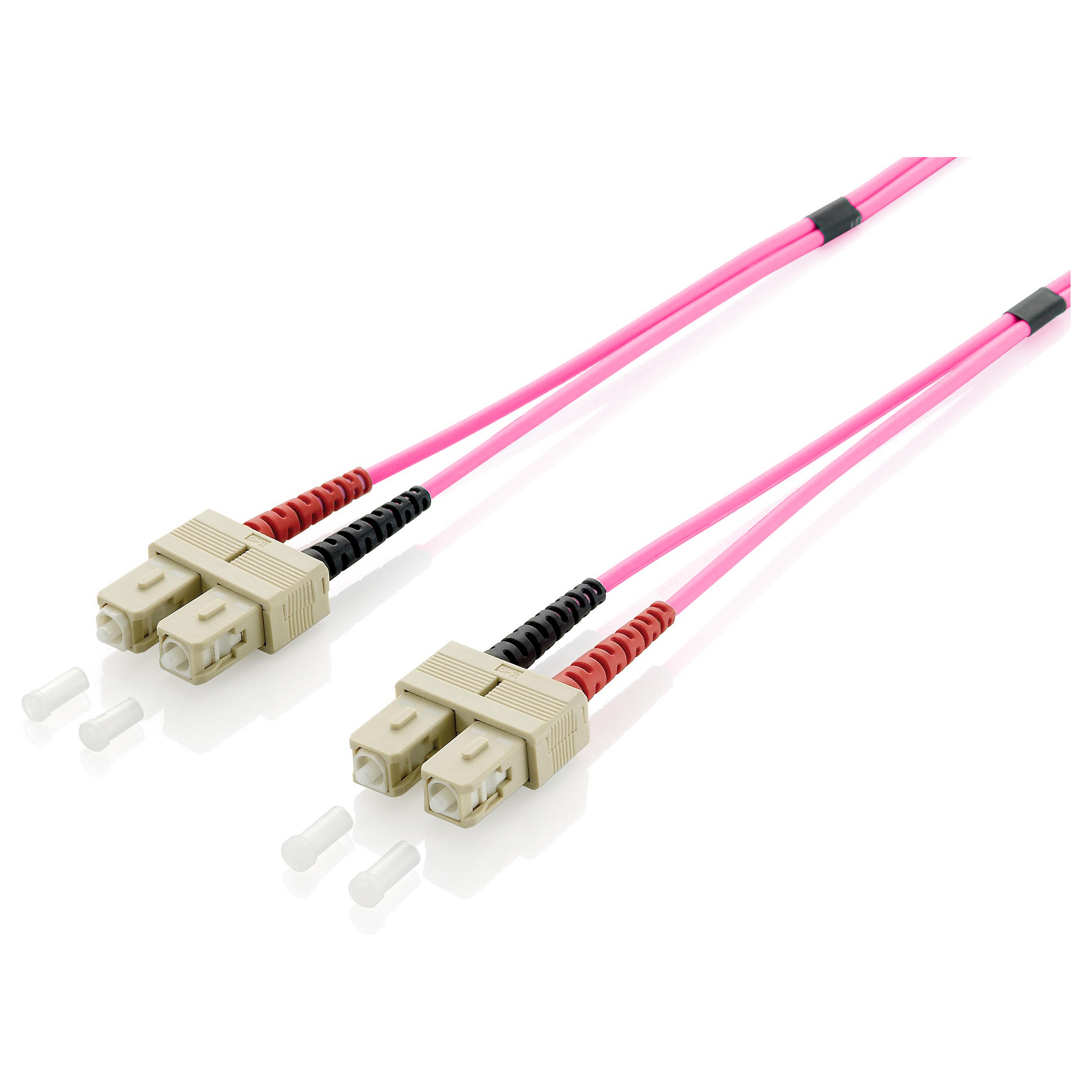 Optički patch kabel EQUIP LWL SC/SC (3m, Multimode, Duplex, OM4, ljubičasti)