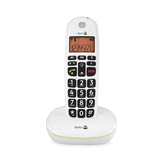 Bežični telefon DORO PhoneEasy 100w (bijeli)-0