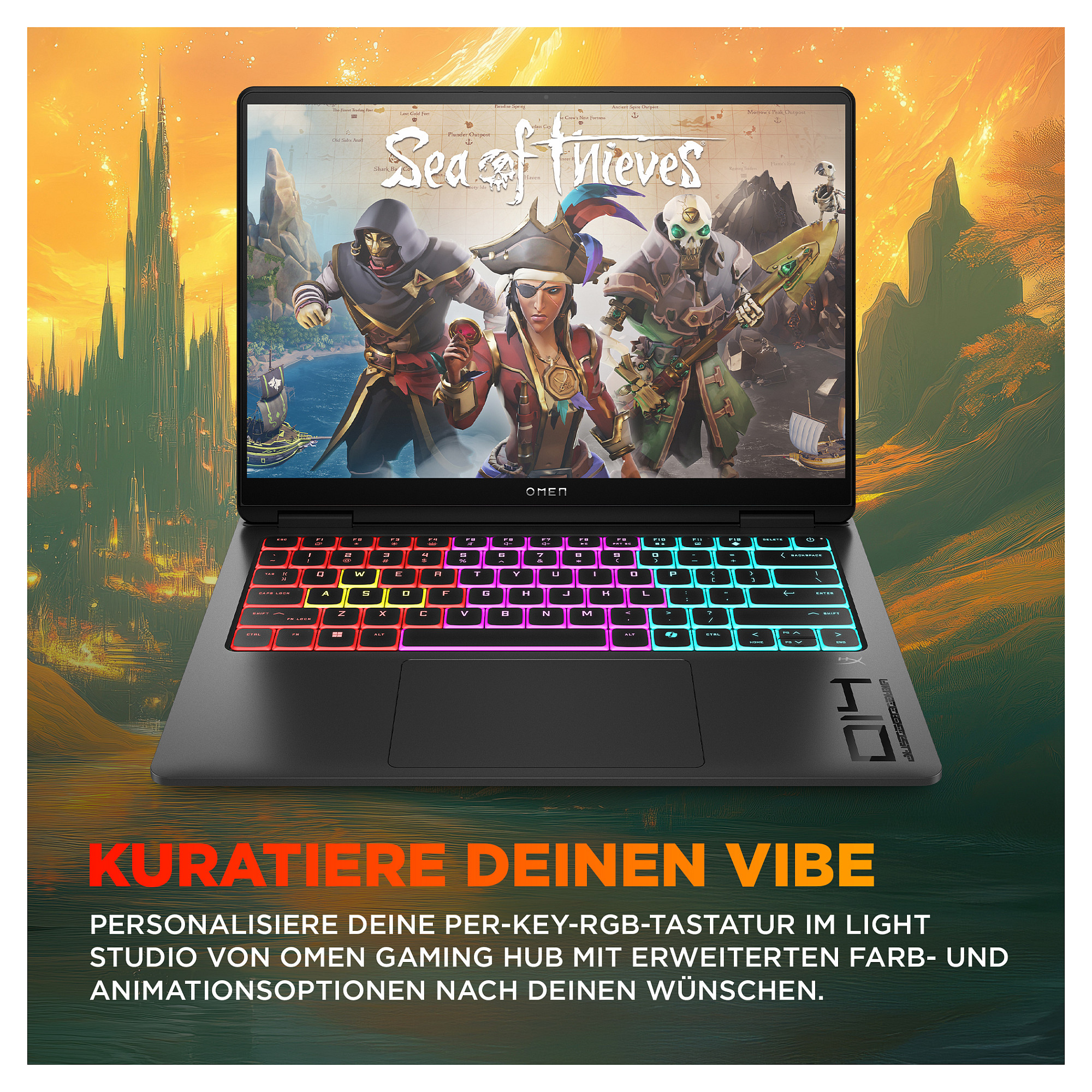 Laptop HP OMEN Transcend 14-fb1075ng (14", 3K OLED, Intel Core Ultra 7 255H, 32GB, 1TB SSD, GeForce RTX 5060, Windows 11) – internacionalna non HR tipkovnica-9